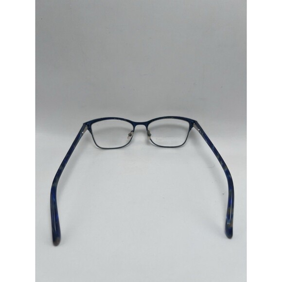 VERA WANG V911 Dark Navy Blue Matte/Tortoise Eyeglasses Frames Only 51-16-140 - Picture 5 of 6